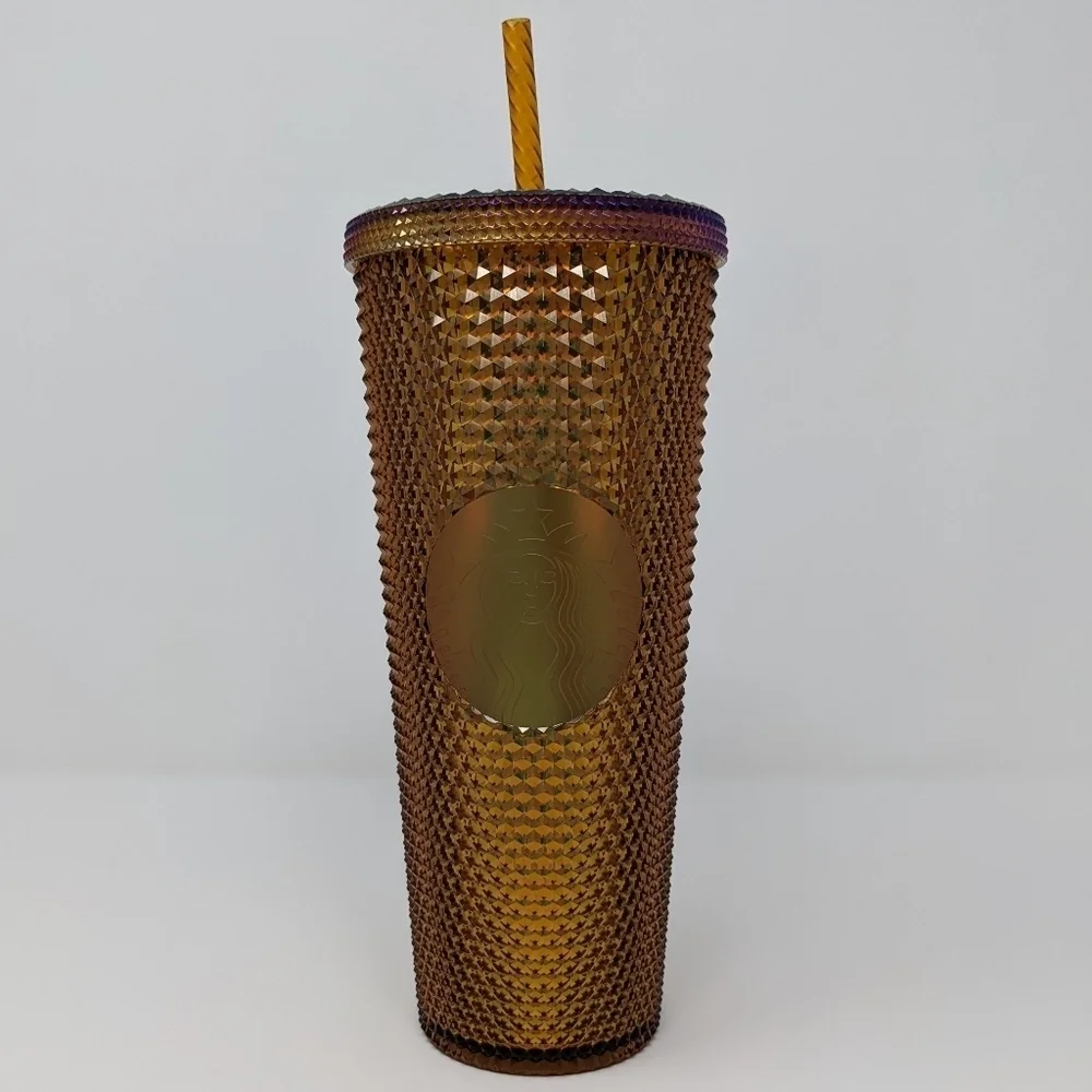 Starbucks nwt anniversary gold studded tumbler